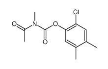 N-Acetyl-N-methylcarbamic acid 2-chloro-4,5-dimethylphenyl ester结构式