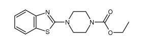 ethyl 4-(benzothiazol-2-yl)piperazin-1-carboxylate结构式