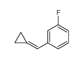 Benzene, 1-(cyclopropylidenemethyl)-3-fluoro- (9CI) structure