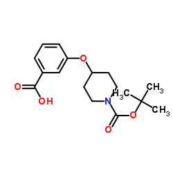 1-BOC-4-(3-CARBOXY-PHENOXY)-PIPERIDINE图片