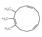 trimethylcyclododeca-1,5,9-triene Structure