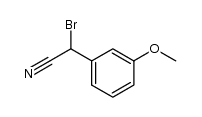 1-Bromo-1-(3-methoxyphenyl)-acetonitril Structure