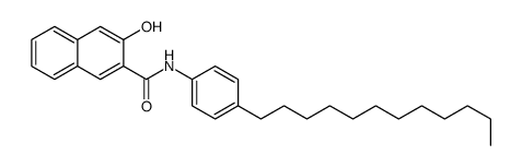 4'-dodecyl-3-hydroxynaphth-2-anilide结构式