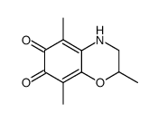 2H-1,4-Benzoxazine-6,7-dione,3,4-dihydro-2,5,8-trimethyl-(8CI) picture