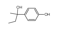 2-(4-hydroxy-phenyl)-butan-2-ol结构式