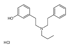 3-[2-(PHENETHYL-PROPYL-AMINO)-ETHYL]-PHENOL HYDROCHLORIDE structure