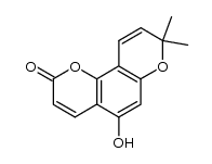 5-Hydroxyseselin结构式