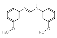 Methanimidamide,N,N'-bis(3-methoxyphenyl)- structure