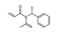 (R)-N-(1-phenylethyl)-N-(prop-1-en-2-yl)acrylamide结构式