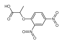2-(2,4-dinitro-phenoxy)-propionic acid Structure