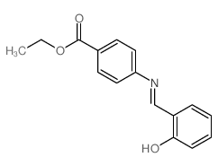 ethyl 4-[(6-oxo-1-cyclohexa-2,4-dienylidene)methylamino]benzoate结构式