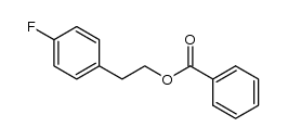 2-(4-fluorophenyl)ethyl benzoate Structure