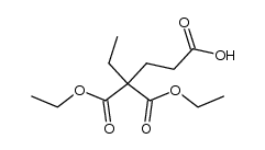 α-Aethyl-α-carbaethoxyglutarsaeure-Et-ester Structure