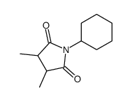 1-cyclohexyl-3,4-dimethylpyrrolidine-2,5-dione Structure