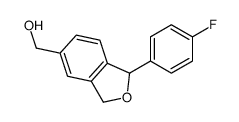 [1-(4-fluorophenyl)-1,3-dihydro-2-benzofuran-5-yl]methanol Structure