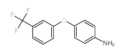 4-([3-(TRIFLUOROMETHYL)PHENYL]SULFANYL)ANILINE结构式