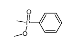 (+)-Methylphenylphosphinic acid methyl ester结构式