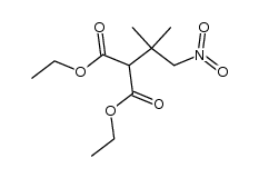 (1,1-dimethyl-2-nitro-ethyl)-malonic acid diethyl ester Structure