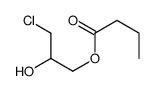 (3-chloro-2-hydroxypropyl) butanoate结构式