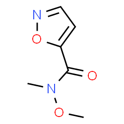5-Isoxazolecarboxamide,N-methoxy-N-methyl-(9CI) Structure