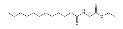 N-lauroylglycine ethyl ester Structure