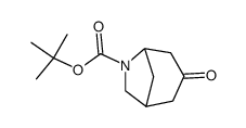 tert-butyl 3-oxo-6-azabicyclo[3.2.1]octane-6-carboxylate structure