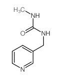 3-methyl-1-(pyridin-3-ylmethyl)urea结构式