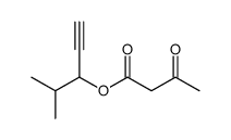 4-methylpent-1-yn-3-yl 3-oxobutanoate Structure