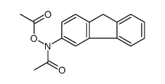 N-(Acetyloxy)-N-(9H-fluoren-3-yl)acetamide结构式