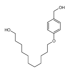 11-[4-(hydroxymethyl)phenoxy]undecan-1-ol结构式