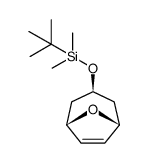 exo-3-(tert-butyldimethylsilyloxy)-8-oxabicyclo[3.2.1]oct-6-ene结构式