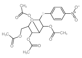 4-硝基苯基2,3,4,6-四-O-乙酰基-bD-硫代吡喃半乳糖苷图片
