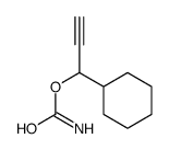 1-cyclohexylprop-2-ynyl carbamate Structure