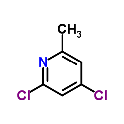 2,4-Dichloro-6-methylpyridine structure