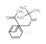 3-Buten-2-one,3-[[(1,1-dimethylethyl)amino]methyl]-4-phenyl-, hydrochloride (1:1) Structure