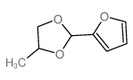 2-(2-Furyl)-4-methyl-1,3-dioxolane Structure