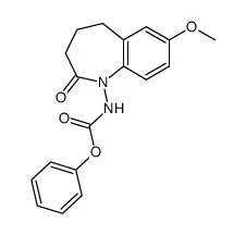 phenyl (7-methoxy-2-oxo-2,3,4,5-tetrahydro-1H-benzo[b]azepin-1-yl)carbamate Structure