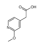 2-(2-methoxypyridin-4-yl)acetic acid structure