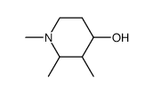 4-Piperidinol,1,2,3-trimethyl Structure