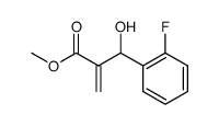 (+/-)-methyl 2-[(2-fluorophenyl)(hydroxy)methyl]prop-2-enoate Structure