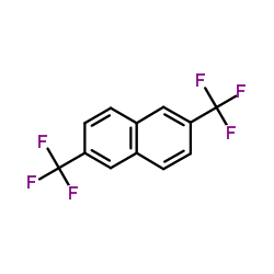 2,6-Bis-(trifluoromethyl)naphthalene structure