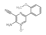 2-Pyrazinecarbonitrile,3-amino-6-(2-methoxyphenyl)-, 4-oxide picture
