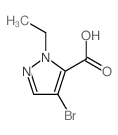 4-BROMO-1-ETHYL-1H-PYRAZOLE-5-CARBOXYLIC ACID structure