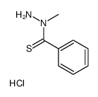 N-methylbenzenecarbothiohydrazide,hydrochloride Structure