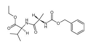 Z-L-Ala-L-Val-OEt structure