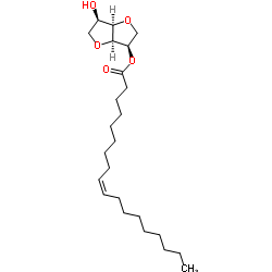 1,4:3,6-Dianhydro-2-O-[(9Z)-9-octadecenoyl]-D-mannitol结构式