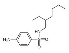 4-amino-N-(2-ethylhexyl)benzenesulfonamide Structure