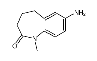 7-amino-1-methyl-4,5-dihydro-3H-1-benzazepin-2-one Structure