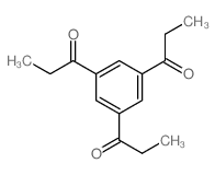 1-(3,5-dipropanoylphenyl)propan-1-one Structure