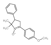 2-(4-methoxyphenyl)-5,5-dimethyl-1-oxido-4-phenyl-3,4-dihydropyrrole picture